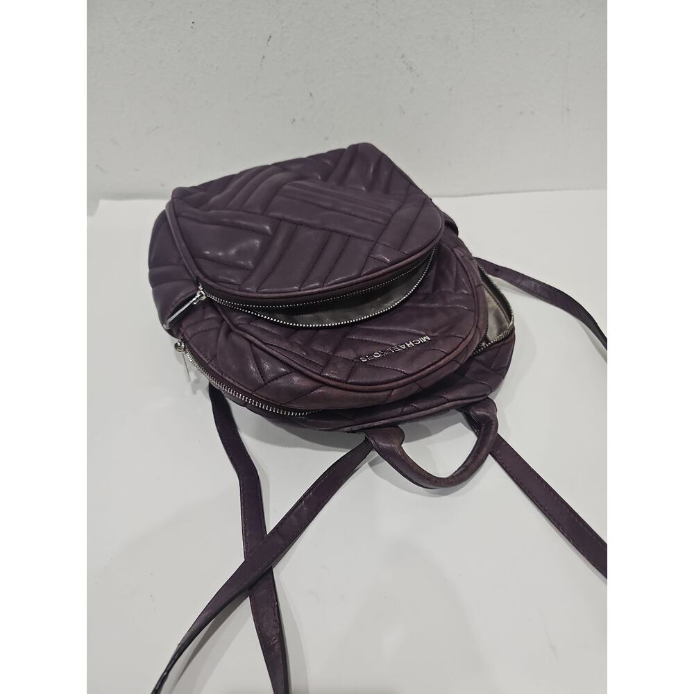 Michael Kors Abbey Medium Backpack in Plum / Purple is a stylish Soft Leather - Picture 16 of 16
